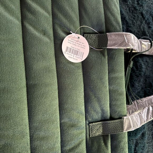 Green Quilted Tote Bag - Picture 4 of 6